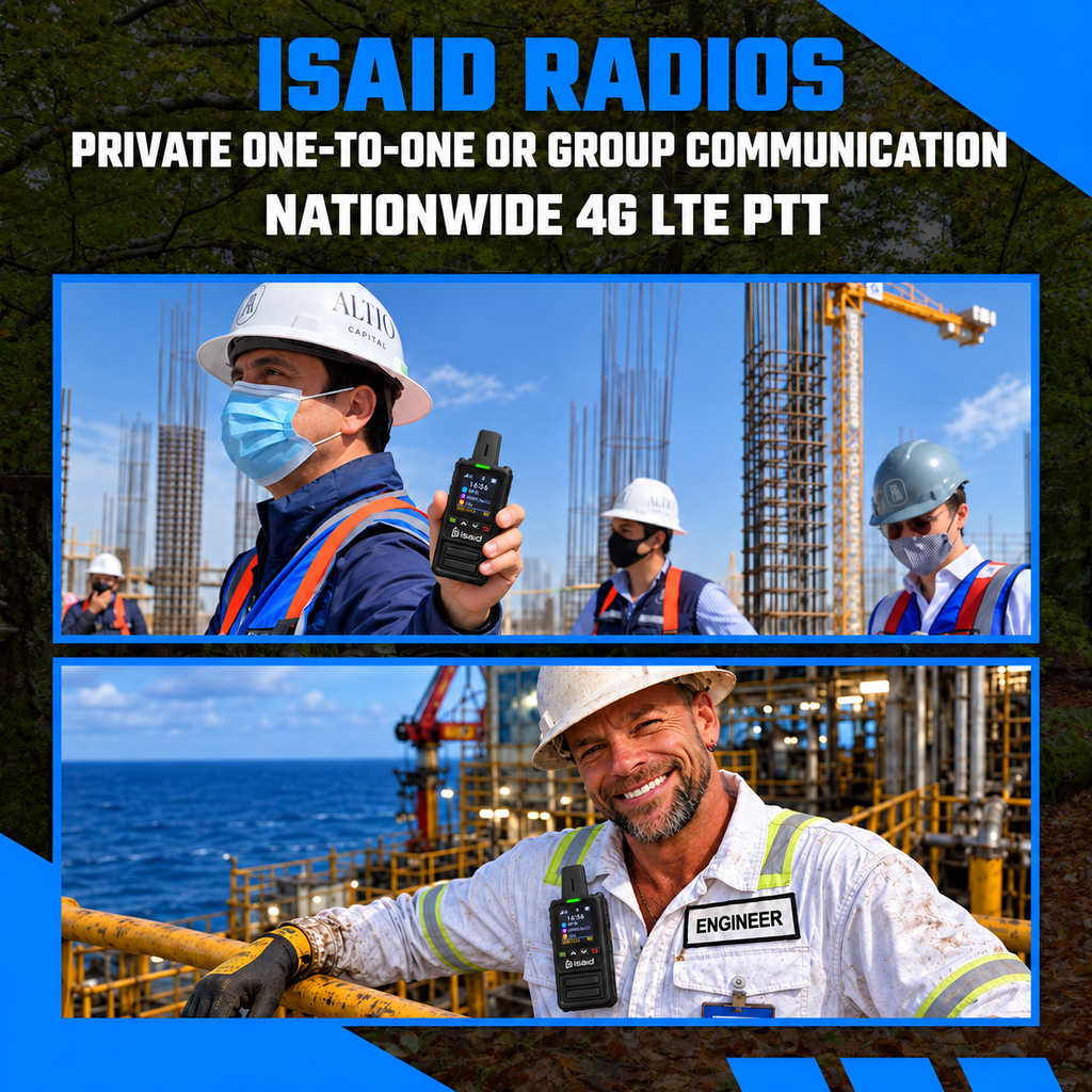 Isaid Radios 360 – Nationwide LTE Push-to-Talk Walkie-Talkie