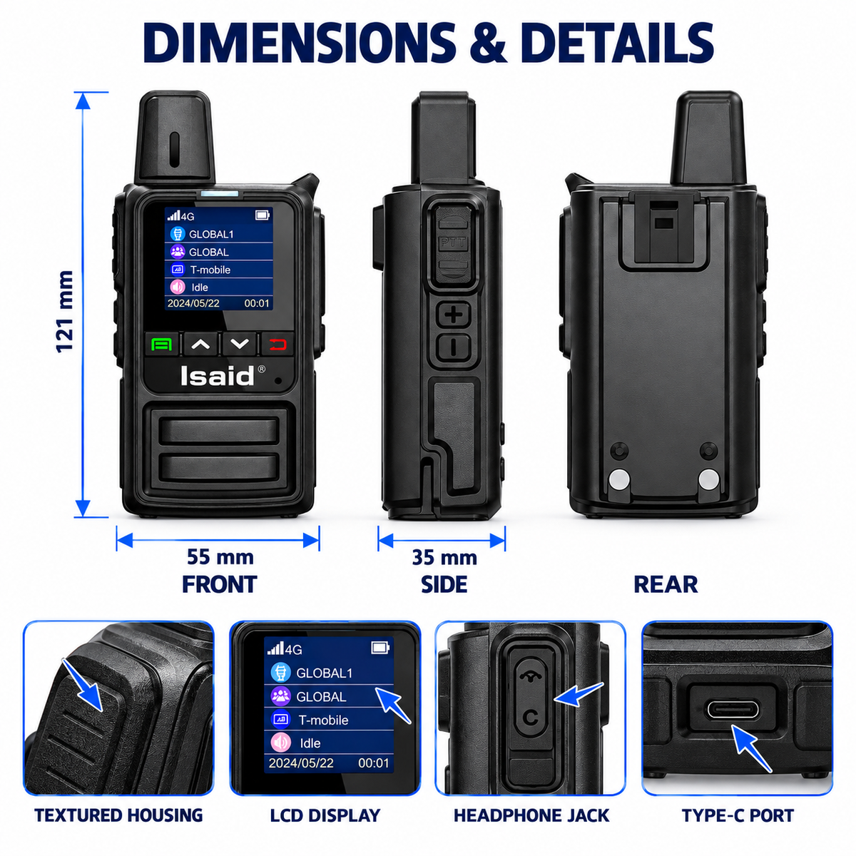 Isaid Radios 360 – Nationwide LTE Push-to-Talk Walkie-Talkie