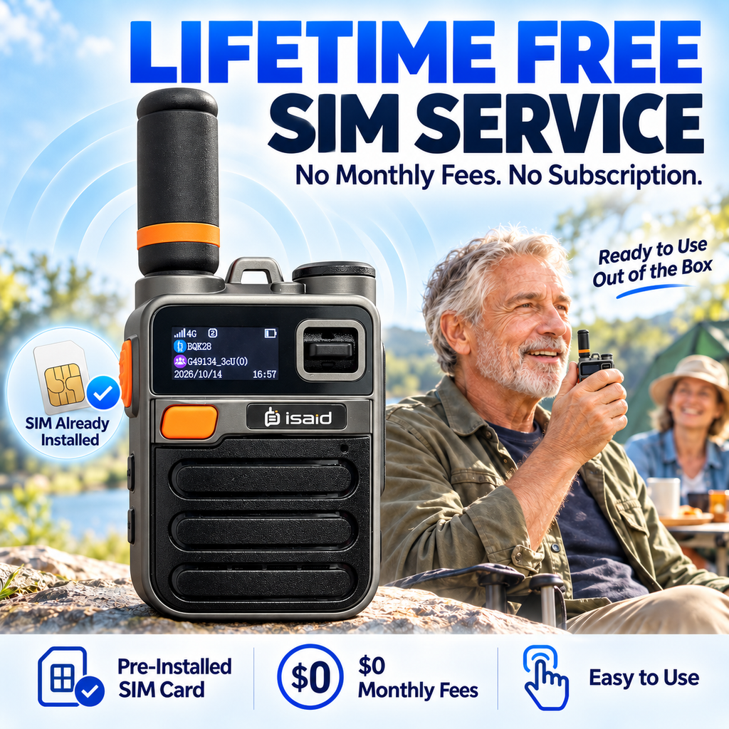 Isaid Radios K28 – Nationwide LTE Push-to-Talk Walkie-Talkie